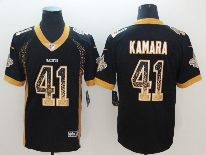 CAMISA NEW ORLEANS SAINTS  - NFL - PRETO E AMARELO