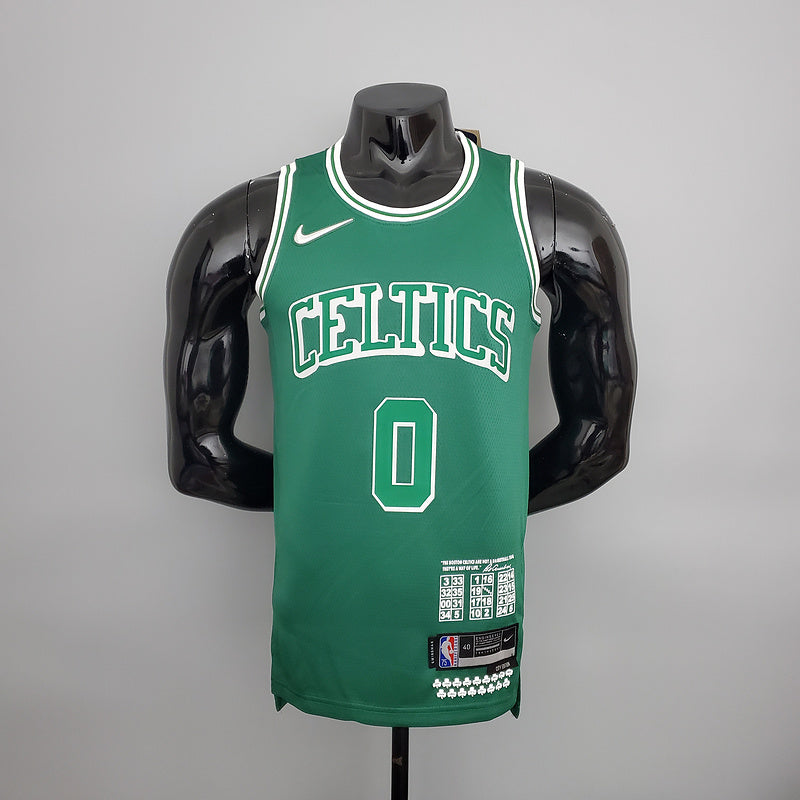 CAMISA BOSTON CELTICS - VERDE COM NIKE BRILHANTE - CITY EDITION 75TH ANNIVERSARY - 2021/ 2022