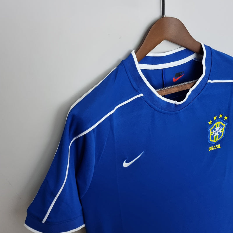 CAMISA BRASIL - RETRÔ - FORA/ AWAY - TORCEDOR - 1998