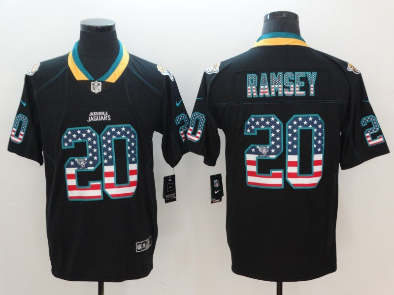 CAMISA JACKSONVILLE JAGUARS - NFL - PRETO, AZUL, VERMELHO E BRANCO