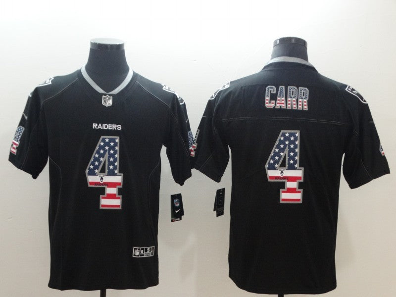 CAMISA  LAS VEGAS  RAIDERS - NFL - PRETO, AZUL, VERMELHO E BRANCO