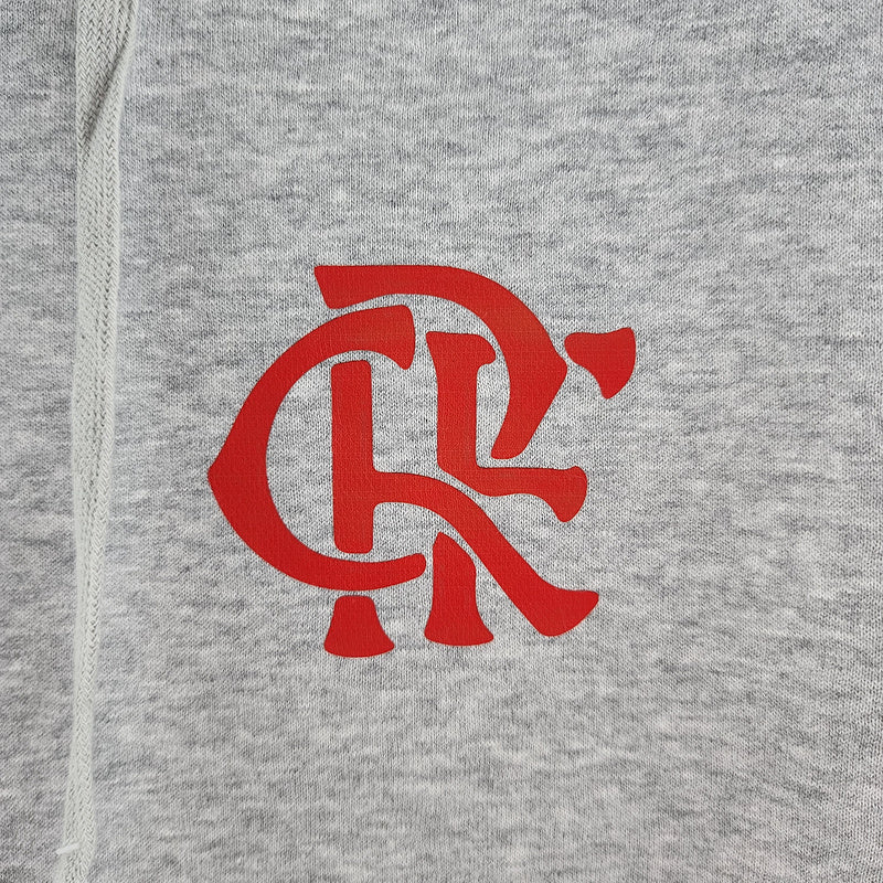 MOLETOM - FLAMENGO - CINZA - 2022