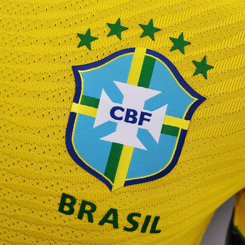 CAMISA BRASIL - PÓLO -  AMARELA CBF - JOGADOR - 22/ 23
