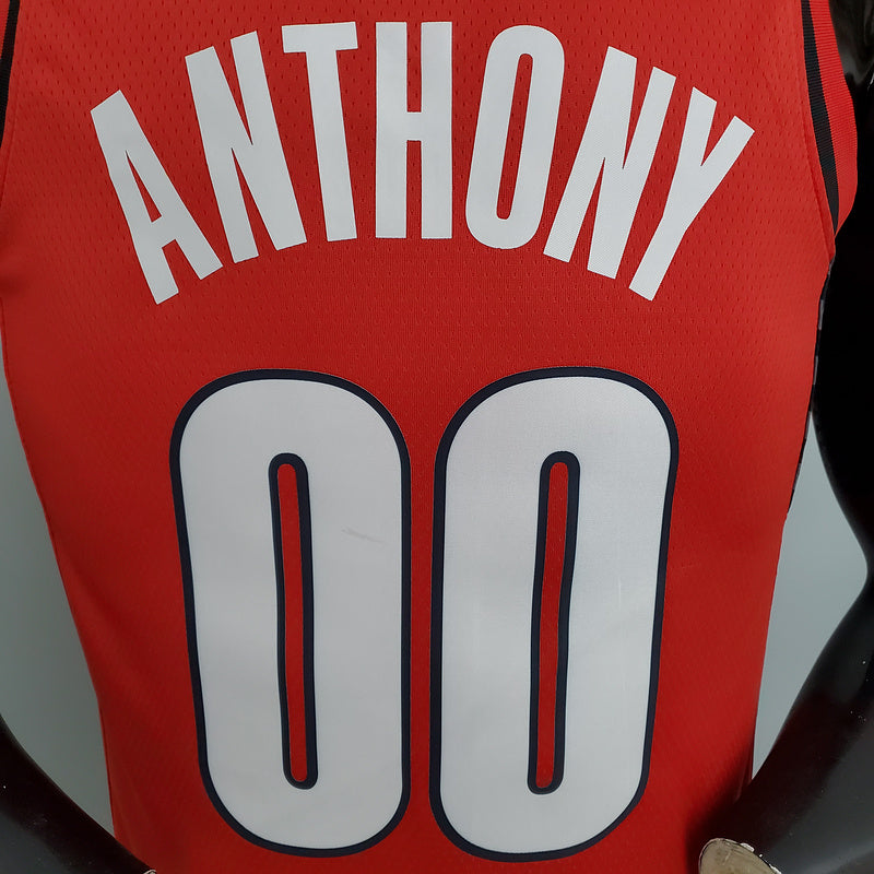 CAMISA PORTLAND TRAIL BLAZERS - CITY EDITION VERMELHA LIMITADA 2021