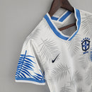 CAMISA BRASIL - CONCEITO - BRANCA COM AZUL - FEMININO - 22/ 23