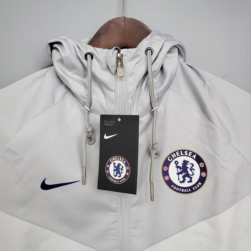 CORTA VENTO - CHELSEA - PRETO, CINZA E BRANCO