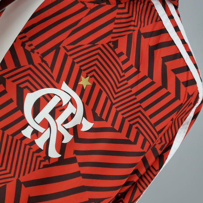 CORTA VENTO - FLAMENGO - VERMELHO E PRETO
