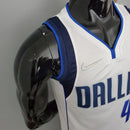 CAMISA DALLAS MAVERICKS - BRANCA COM NIKE BRILHANTE - ICON EDITION 75TH ANNIVERSARY - 2021/ 2022