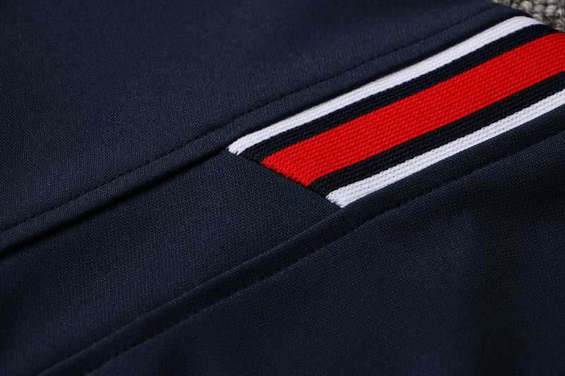 KIT PASSEIO - PARIS SAINT GERMAIN (PSG) - AZUL ESCURO E VERMELHO
