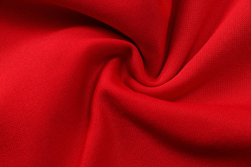 KIT MOLETOM - MILAN - VERMELHO E PRETO