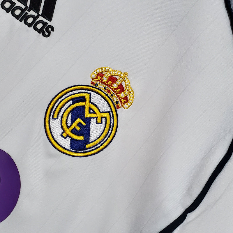 MANGA LONGA REAL MADRID - RETRÔ - TORCEDOR - 2006