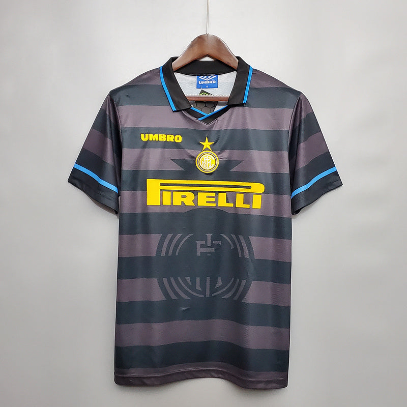 CAMISA INTER DE MILÃO - RETRÔ - TORCEDOR - 1997