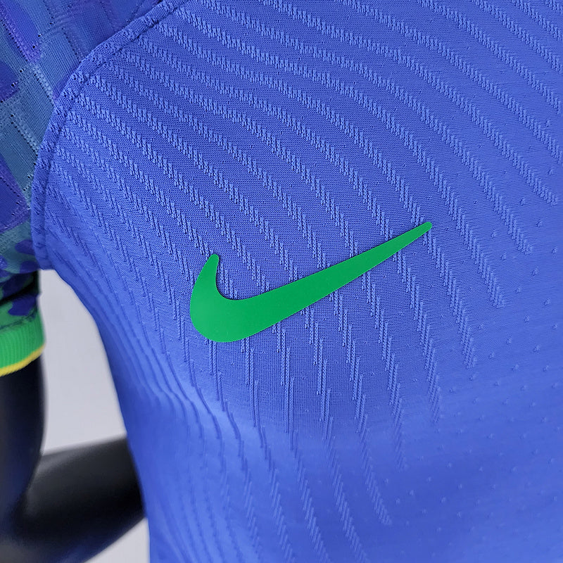 CAMISA BRASIL - FORA/ AWAY - COPA DO MUNDO AZUL - JOGADOR - 22/23