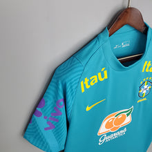 Carregar imagem no visualizador da galeria, CAMISA BRASIL - TREINO - AZUL - TORCEDOR - 21/22
