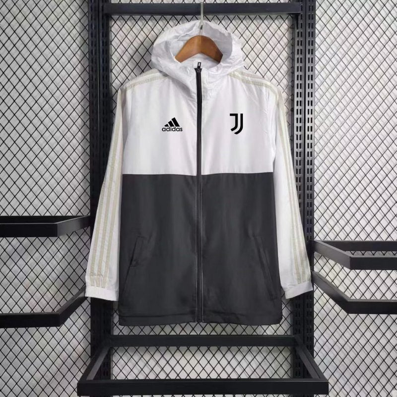 CORTA VENTO - JUVENTUS - PRETO E BRANCO