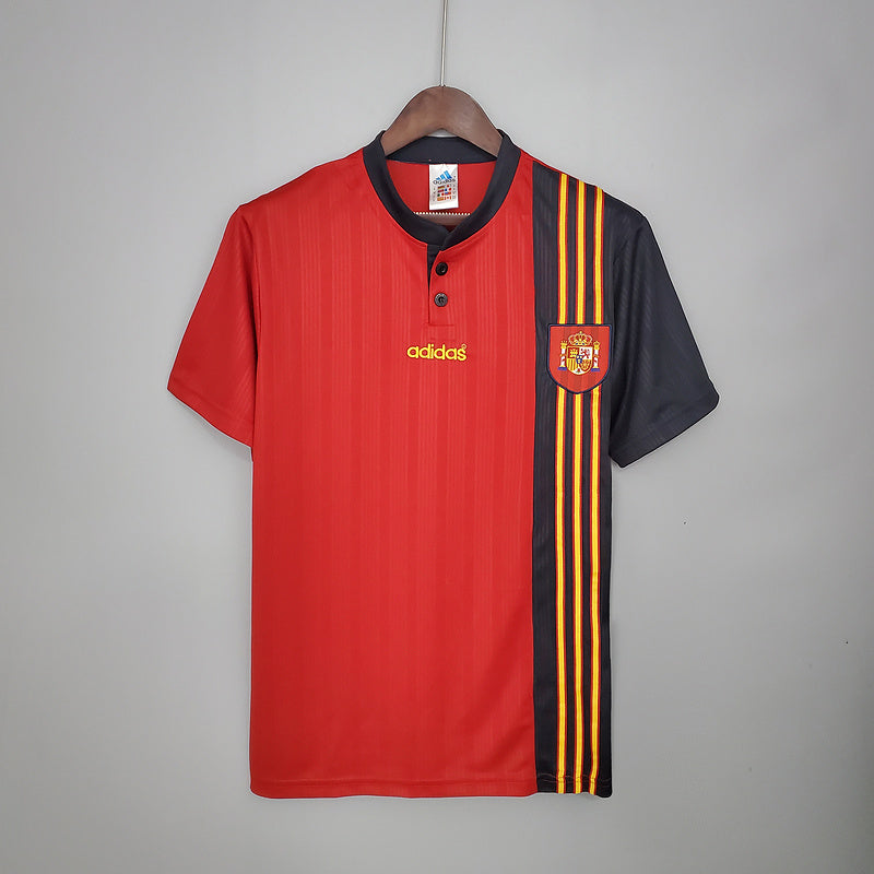 CAMISA ESPANHA - RETRÔ - TORCEDOR - 1998