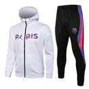 KIT PASSEIO COM CAPUZ - PARIS SAINT GERMAIN (PSG) - BRANCO, ROXO E ROSA