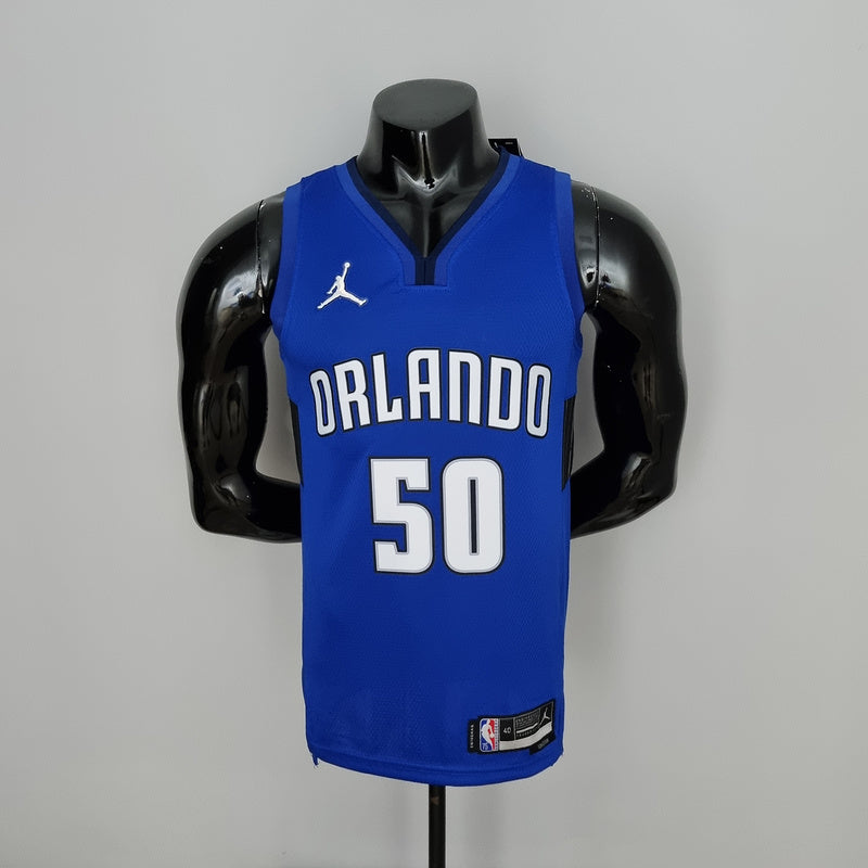 CAMISA ORLANDO MAGIC - AZUL COM JORDAN BRILHANTE - ICON EDITION 75TH ANNIVERSARY - 2021/ 2022