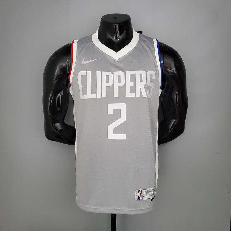 CAMISA LOS ANGELES CLIPPERS - CINZA 2021 - #2 LEONARD