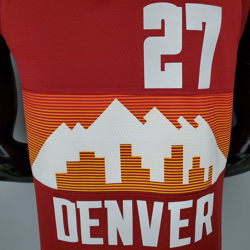CAMISA DENVER NUGGETS - CITY EDITION VERMELHA 2021