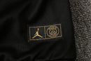 KIT MOLETOM - PARIS SAINT GERMAIN (PSG) -  PRETO, BRANCO E DOURADO JORDAN