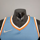 CAMISA LOS ANGELES CLIPPERS - AZUL COM NIKE BRILHANTE - CITY EDITION 75TH ANNIVERSARY - 2021/ 2022