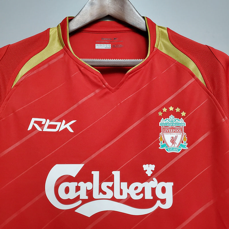 CAMISA LIVERPOOL - RETRÔ - TORCEDOR - 2005
