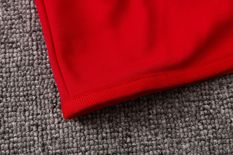 KIT PASSEIO COM CAPUZ - ARSENAL - VERMELHO E BRANCO
