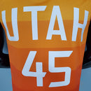 CAMISA UTAH JAZZ - CITY EDITION - LARANJA DEGRADÊ