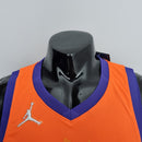 CAMISA PHOENIX SUNS - LARANJA COM JORDAN BRILHANTE - CITY EDITION 75TH ANNIVERSARY - 2022