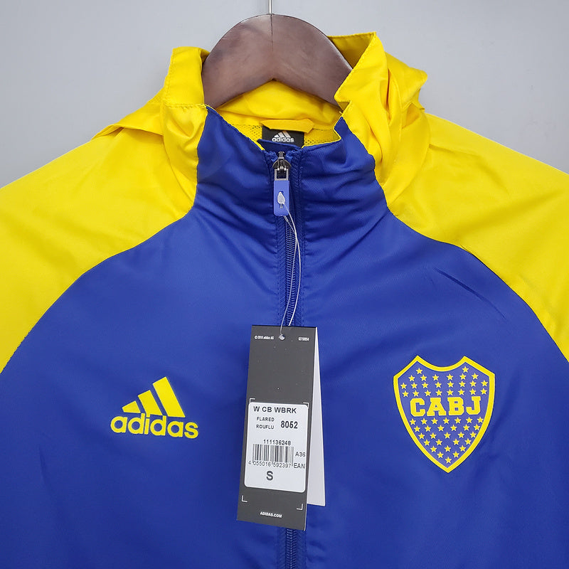 CORTA VENTO - BOCA JUNIORS - AMARELO E AZUL
