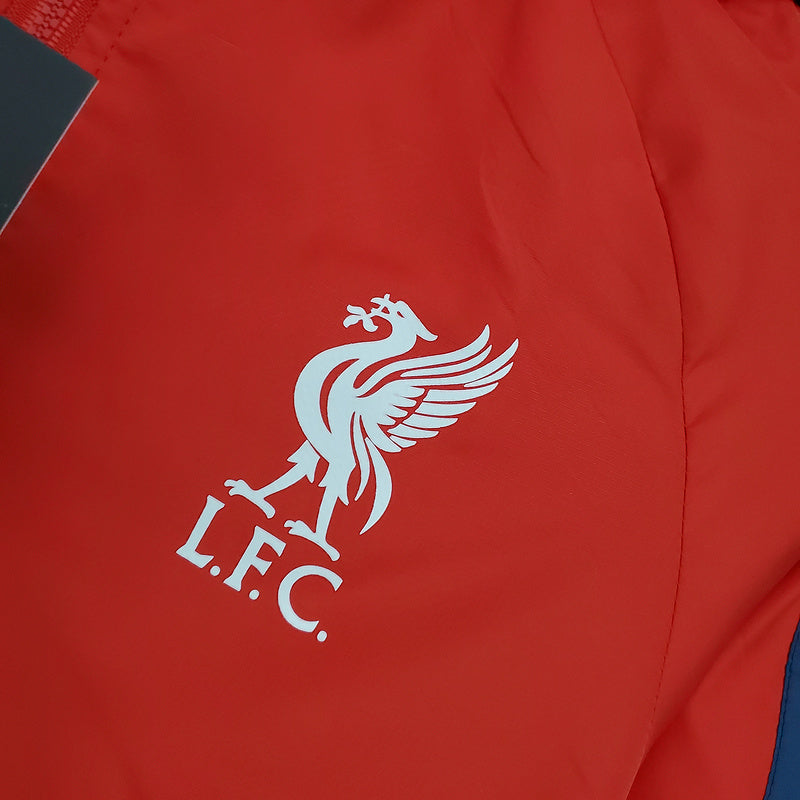 CORTA VENTO - LIVERPOOL - VERMELHO, BRANCO E PRETO