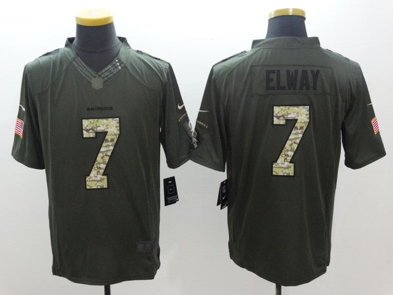 CAMISA DENVER BRONCOS - NFL - PRETO E VERDE CAMUFLADO
