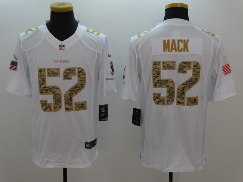 CAMISA  LAS VEGAS  RAIDERS - NFL - BRANCO E CAMUFLADO