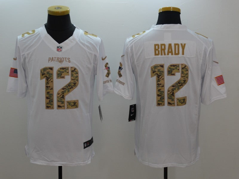 CAMISA  NEW ENGLAND PATRIOTS - NFL - BRANCO E CAMUFLADO