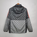 CORTA VENTO - LIVERPOOL- PRETO, CINZA E VERMELHO