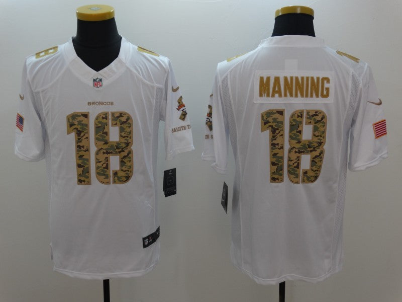 CAMISA DENVER BRONCOS - NFL - BRANCO R CAMUFLADO