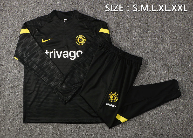 KIT PRÉ JOGO - CHELSEA - PRETO E AMARELO