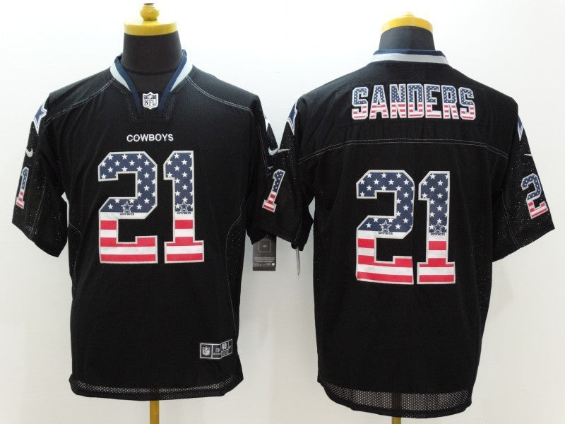 CAMISA DALLAS COWBOYS - NFL - PRETO, VERMELHO E AZUL