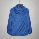 CORTA VENTO - BARCELONA - AZUL, AMARELO E VERMELHO