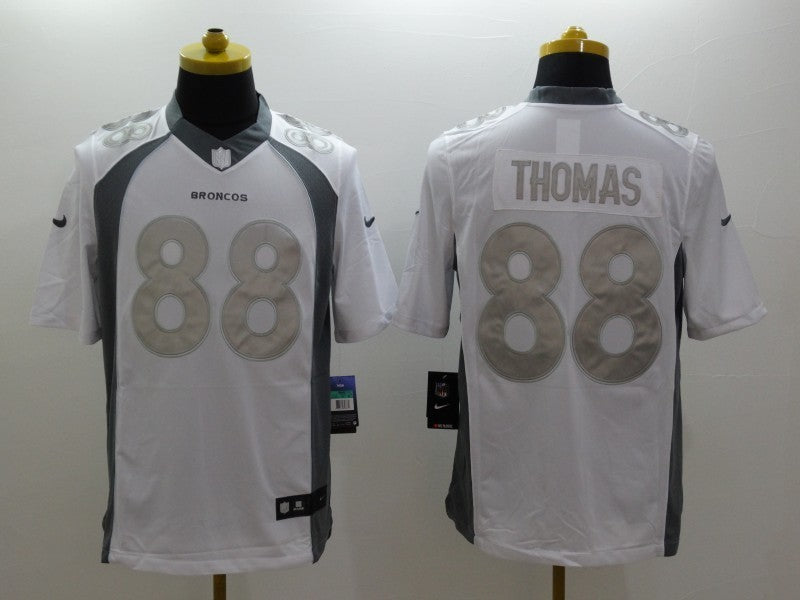 CAMISA DENVER BRONCOS - NFL - BRANCO, PRETO E PRATA