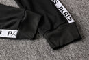 KIT PASSEIO COM CAPUZ - PARIS SAINT GERMAIN (PSG) - PRETO E BRANCO