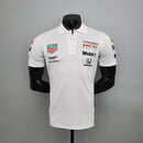 CAMISETA RED BULL RACING HONDA RBR - PÓLO - BRANCA - FÓRMULA 1 - F1