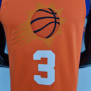 CAMISA PHOENIX SUNS - LARANJA COM JORDAN BRILHANTE - CITY EDITION 75TH ANNIVERSARY - 2022