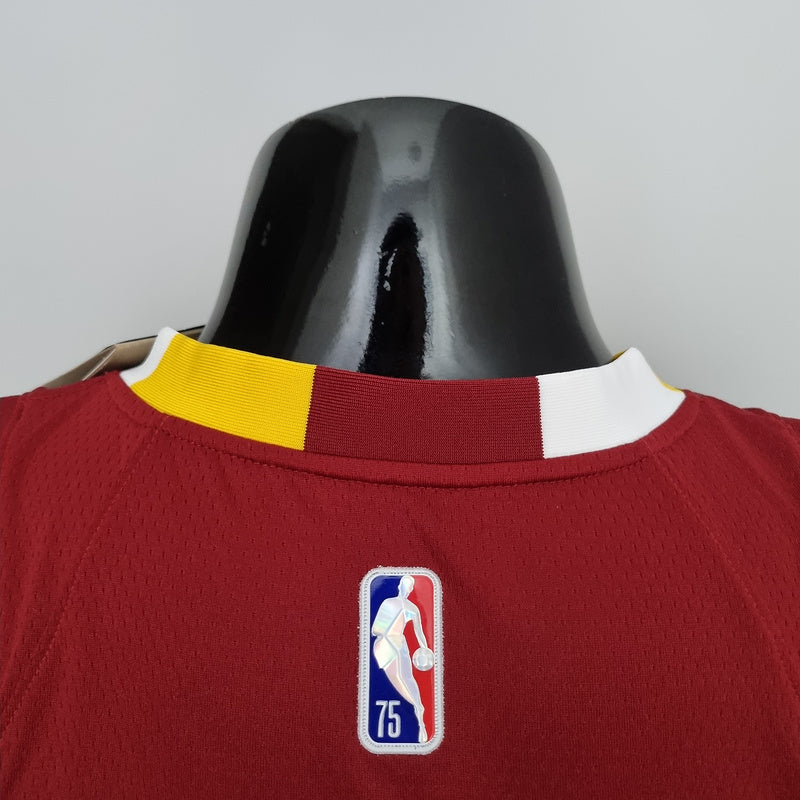 CAMISA CLEVELAND CAVALIERS - CITY EDITION 75TH ANNIVERSARY - NIKE BRILHANTE - VERMELHA - 2021/ 2022