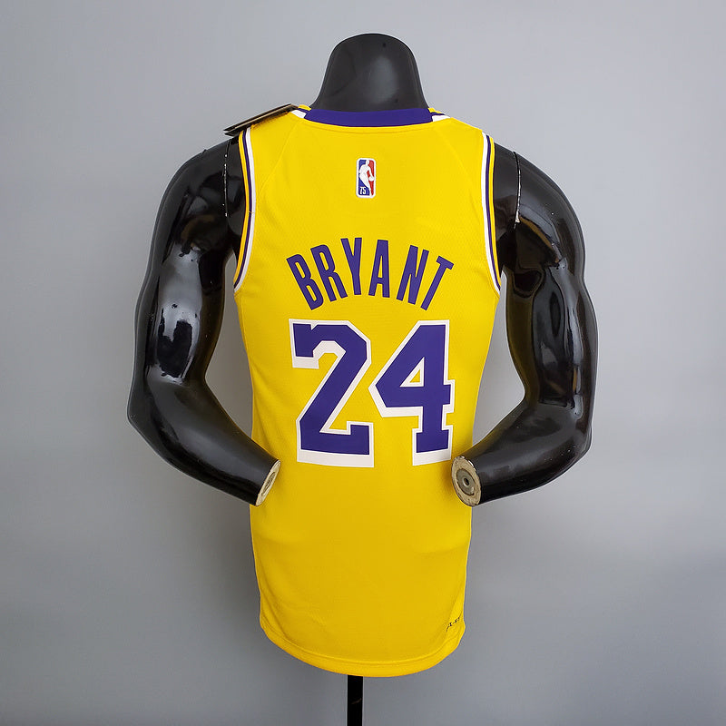 CAMISA LAKERS - AMARELA COM NIKE BRILHANTE - 75TH ANNIVERSARY - ICON EDITION - 2021/ 2022