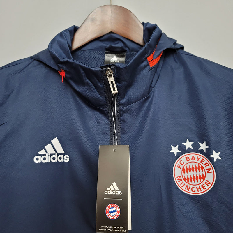 CORTA VENTO - BAYERN DE MUNIQUE - AZUL E BRANCO