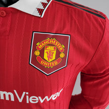 Carregar imagem no visualizador da galeria, CAMISA MANCHESTER UNITED - MANGA LONGA -  CASA/ HOME - JOGADOR 22/23
