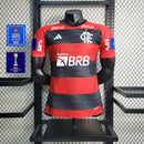 CAMISA FLAMENGO - CASA/ HOME - TODOS OS PATROCÍNIOS - JOGADOR - 23/24