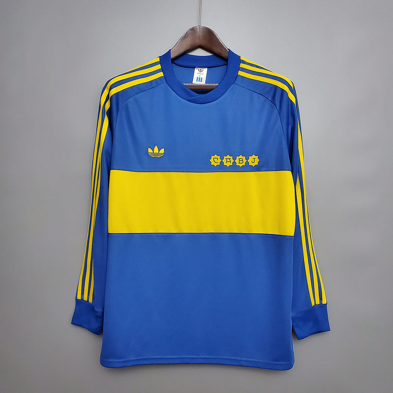 MANGA LONGA BOCA JUNIORS - RETRÔ - TORCEDOR - 1981